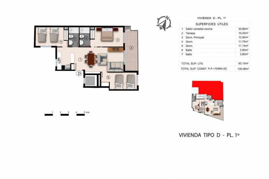 Vente - Appartement - Playa del cura - Torrevieja