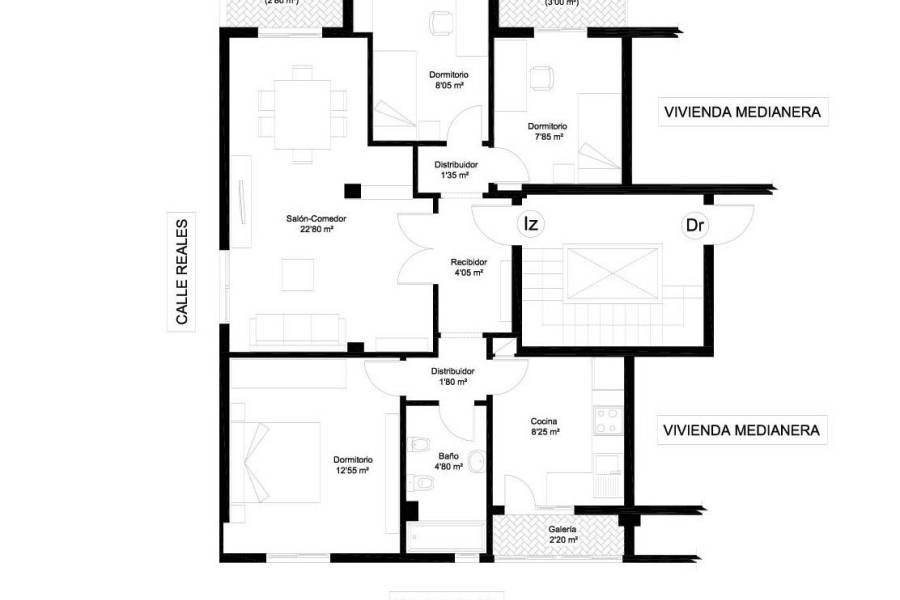 Vente - Appartement de ville - Los Huertos - Orihuela