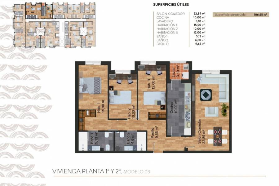 Venta - Apartamento - - CENTRO  - - Torre - Pacheco