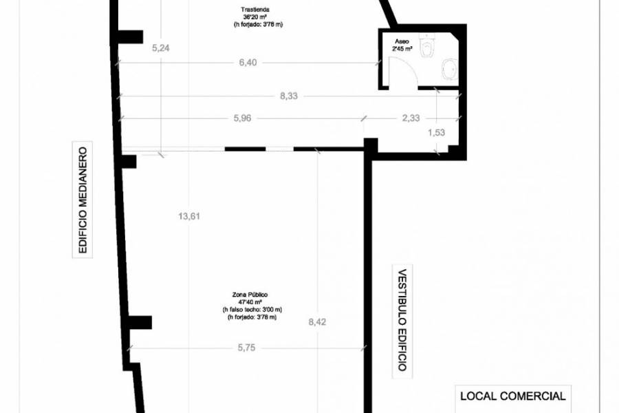 Vente - Local commercial - Zona Centro - Orihuela